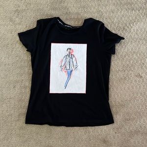 The iconic Karl Lagerfeld t-shirt